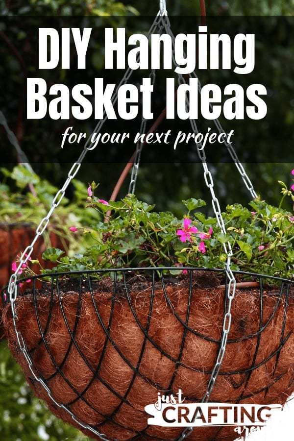 DIY Hanging Basket Ideas 20 Beautiful Craft Ideas JustCraftingAround