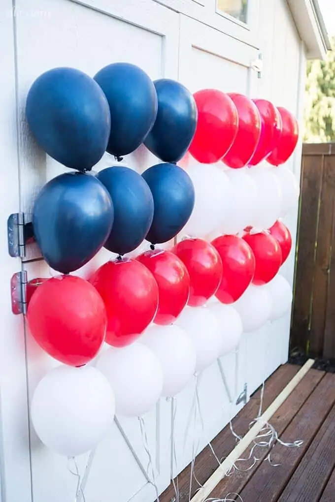 July 4th baloon flag