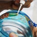 Painting on glass 3