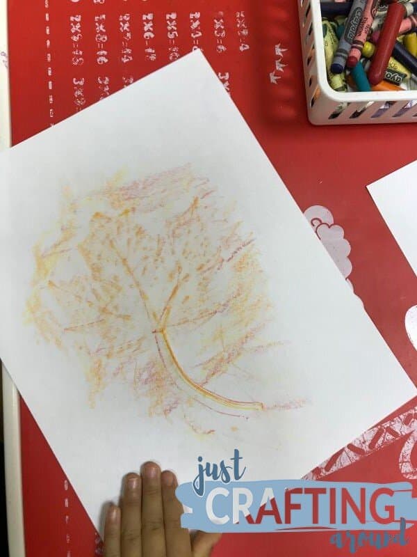 Leaves Arts and Crafts 1 traced leaf 2