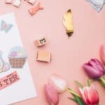 Stamps for making easter card