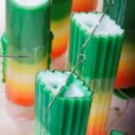 Candle making with mold