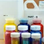 Mixing color epoxy resin
