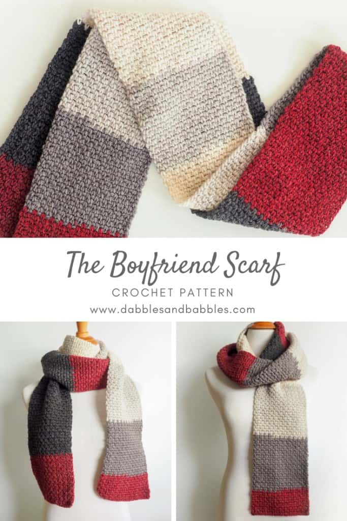 How to Crochet a Scarf - Crochet For Beginners 2020 12 Crochet Pattern DB Pinterest Boyfriend Scarf Main 683x1024 1