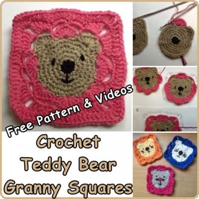 Crochet Teddy Bear Granny Squares Free Pattern the homestead survival