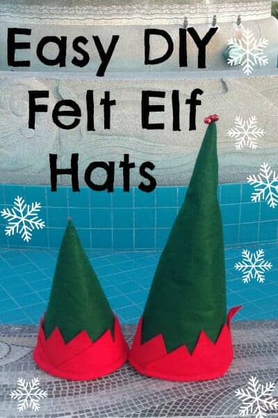 DIY Felt Elf Hats