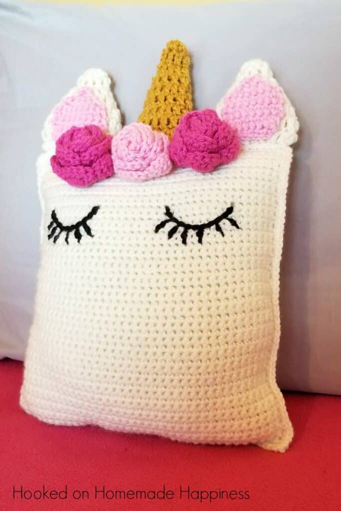 The Most Adorable Unicorn Crochet Patterns 17 Unicorn Pillow Friend HERO