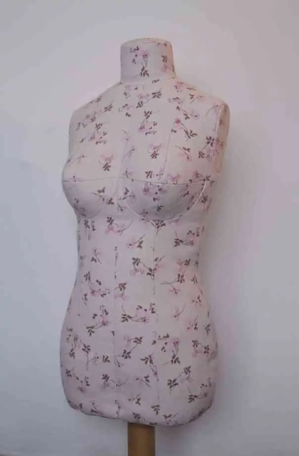 bootstrap dress form bust adjusted