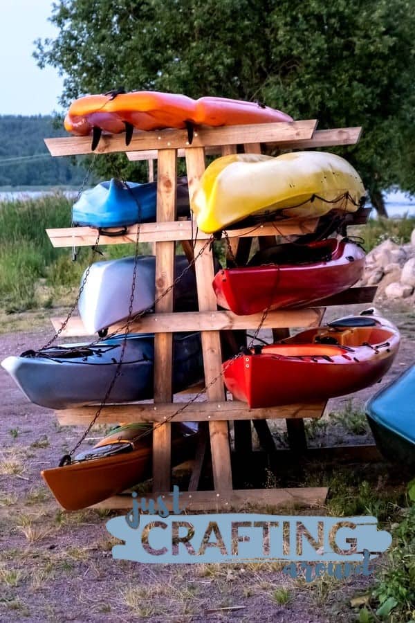 15 Awesome DIY Kayak Rack Plans And Ideas - JustCraftingAround