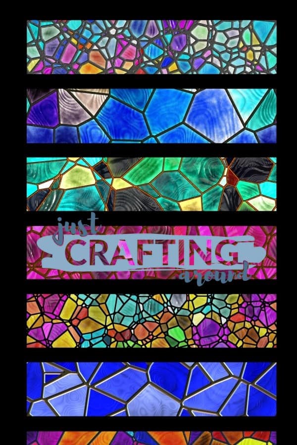 House of Crafts Stained Glass Craft Kit Painting Colourful Arts Decoration 