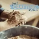 potter hands taking clay 1