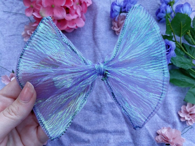 fairy wing hair bow