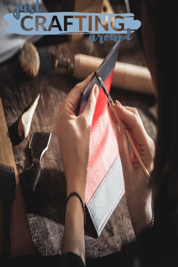 Using Acrylic Paint On Leather JustCraftingAround