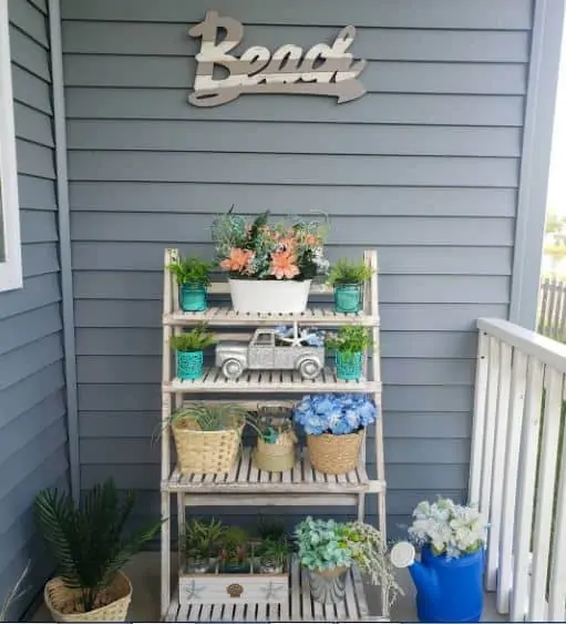 13 Small Front Porch Ideas On A Budget 7 sea of flower