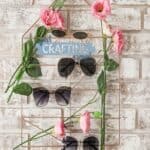 DIY Sunglass Holder - Step-By-Step Instructions For 2 Ideas