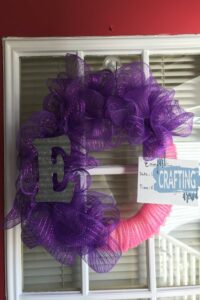 diy birthday wreath 4