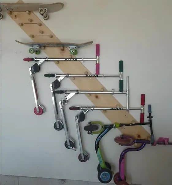 garage wall rack