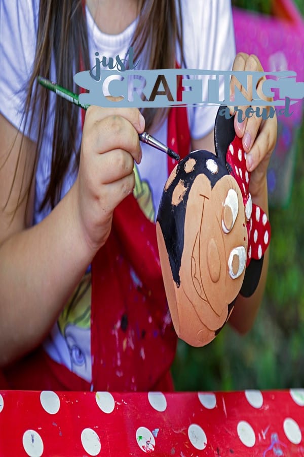 mini mouse pottery painting 1