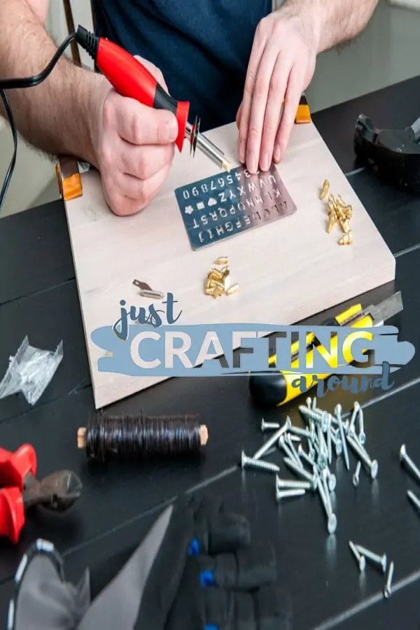 pyrography initials 1