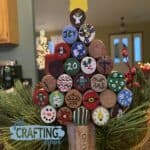 Wine Cork Art—Christmas Tree Project