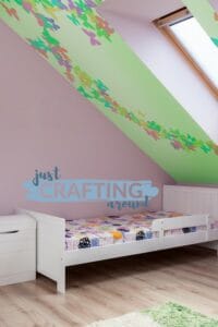 toddle bed with rails 1