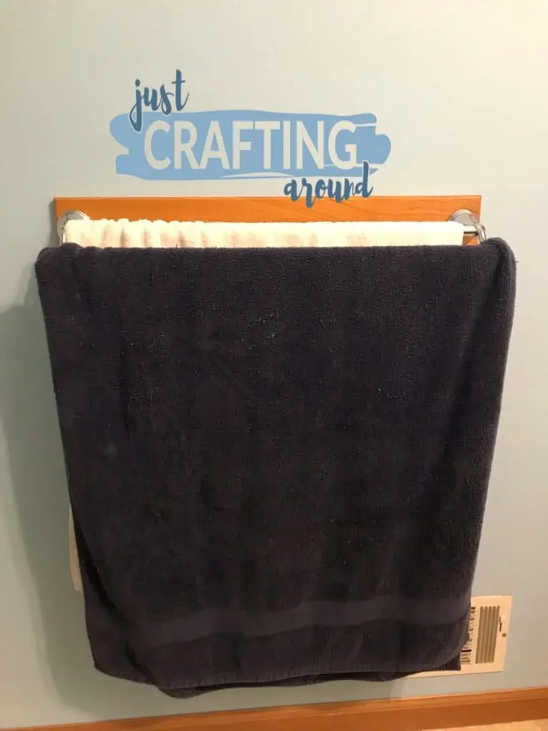 38 Towel Storage Ideas: How to Organize Your Towels 1 double towel rack