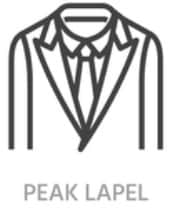 peak lapel collar