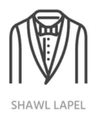 shawl lapel collar