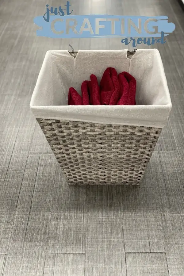 38 Towel Storage Ideas: How to Organize Your Towels 13 towels in laundry basket