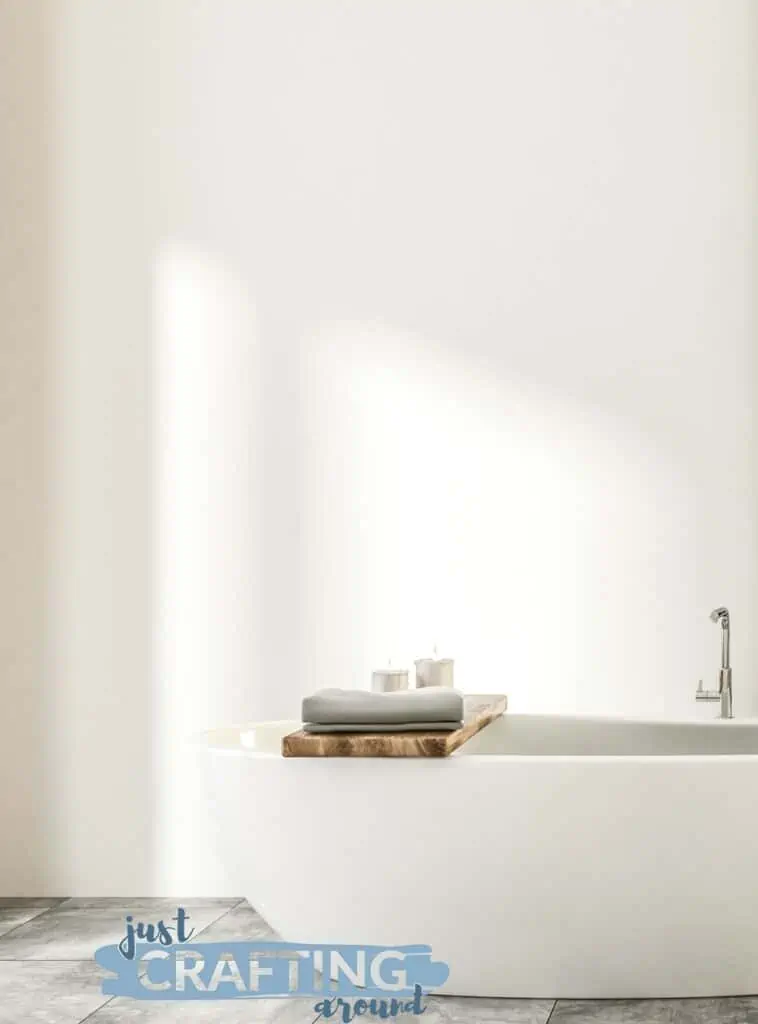 38 Towel Storage Ideas: How to Organize Your Towels 8 tub with over the tub towel rack