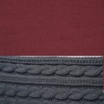 woven and grey knitted fabric