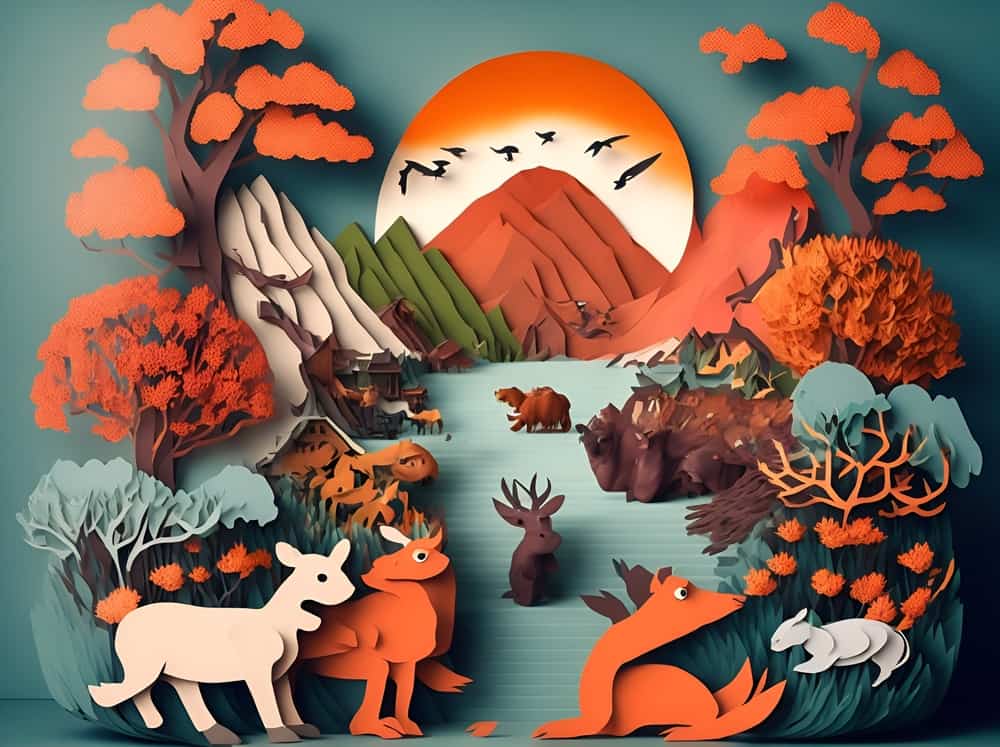 3d Paper Making Animals and Wildlife with Paper Craft 