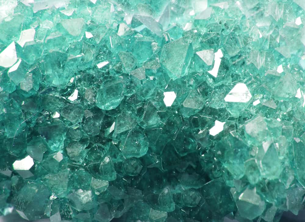 Aquamarine gem crystal