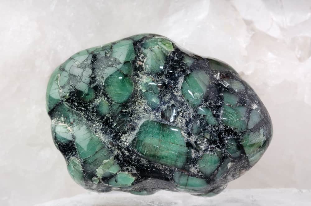 Emerald in stone