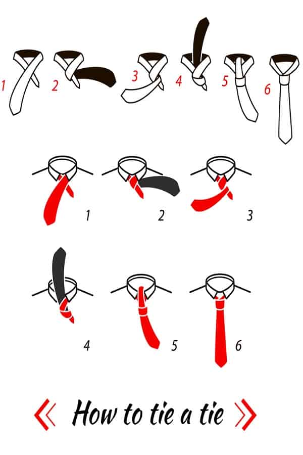 How To Tie a Tie - Easy 13 Different Ways - JustCraftingAround