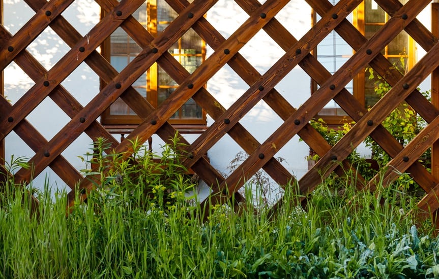 Different Wooden Fence Styles with Pictures 6 Lattice Top Fence