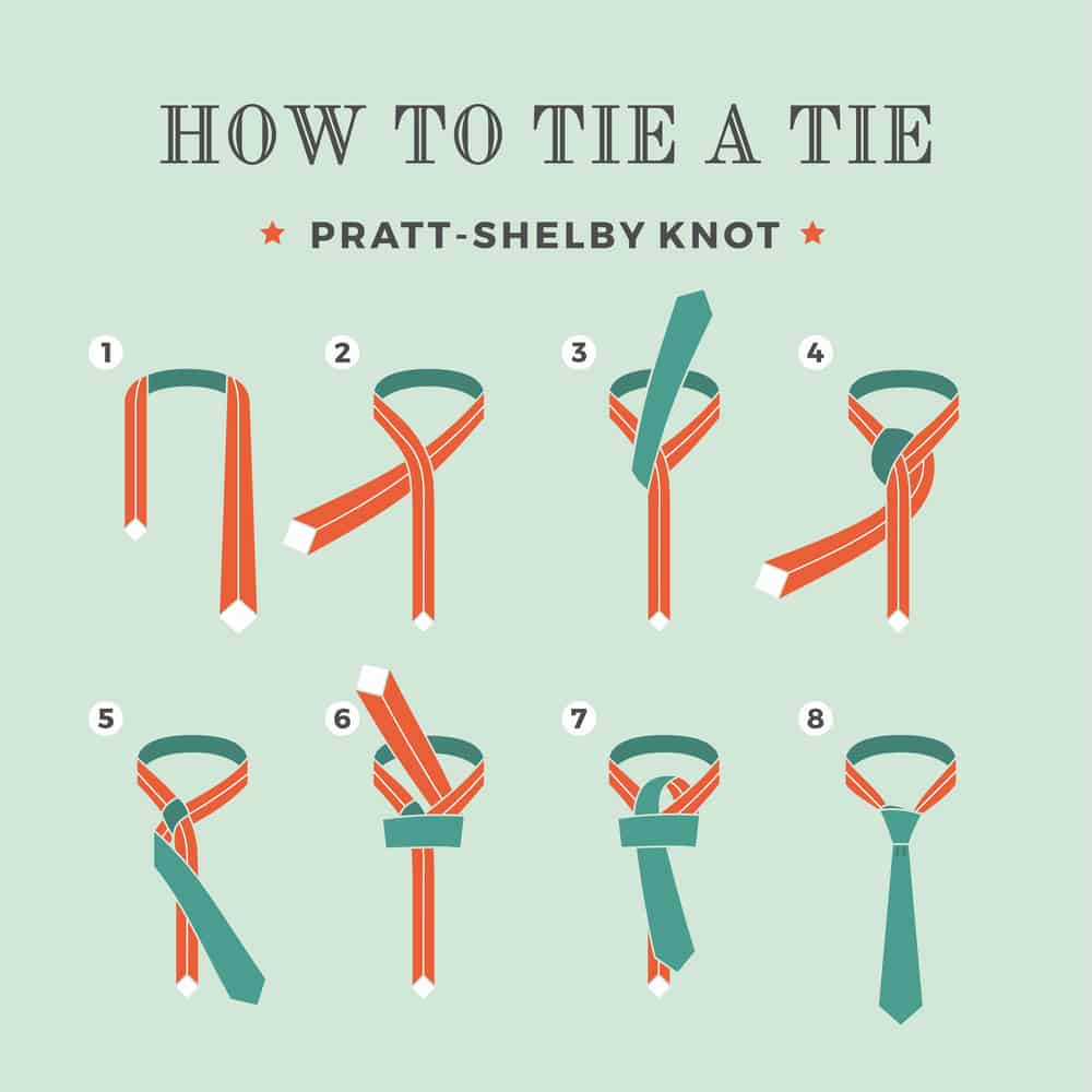 Pratt Knot step by step
