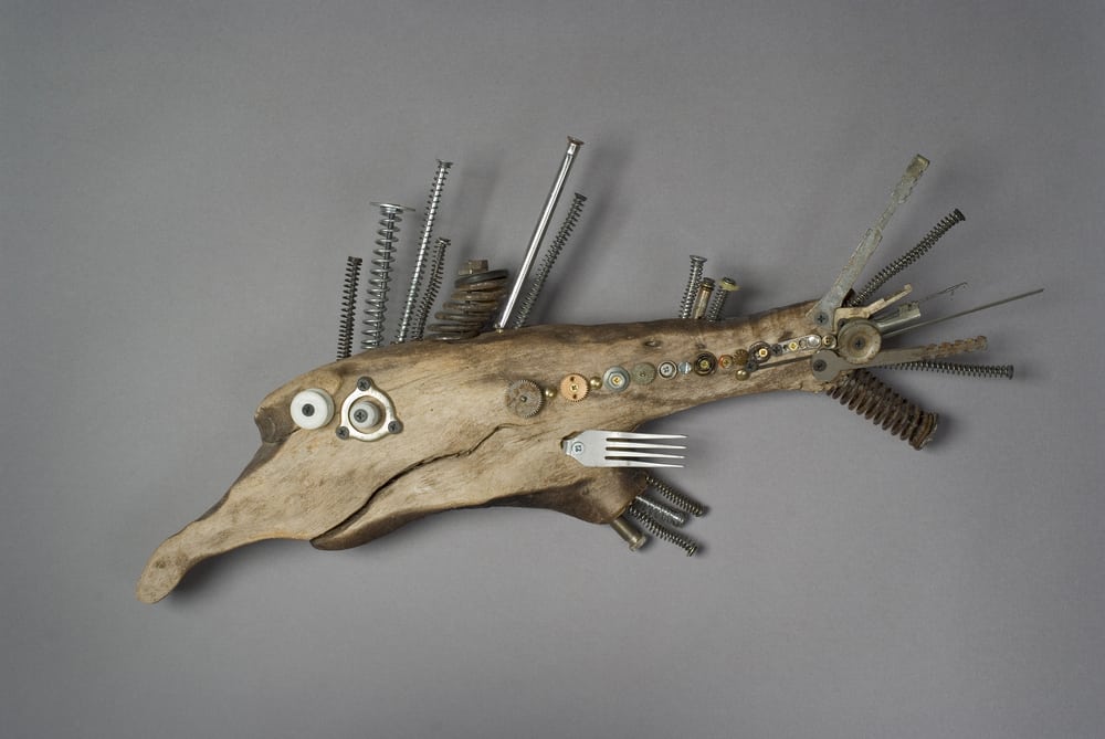 Recycled fish Art 