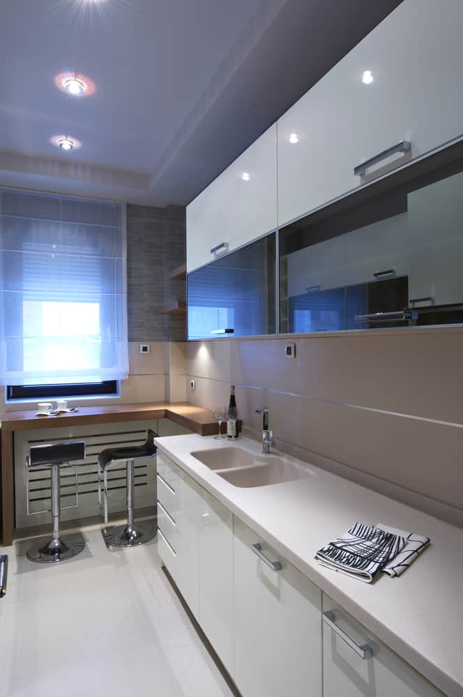 White kitchen interior