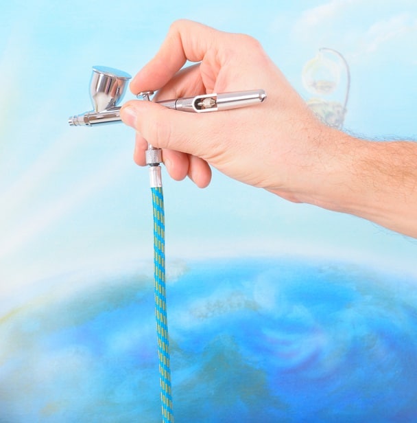 Some Creative Fabric Painting Ideas and Methods 7 Airbrushing on Fabric