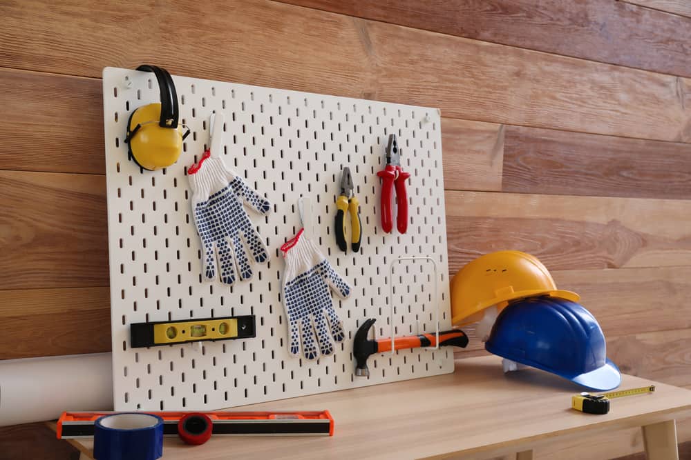 Pegboard Walll for tools