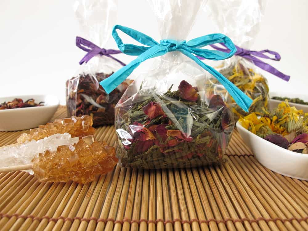 Tea gifts packaged