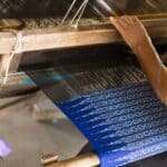 woman weaving